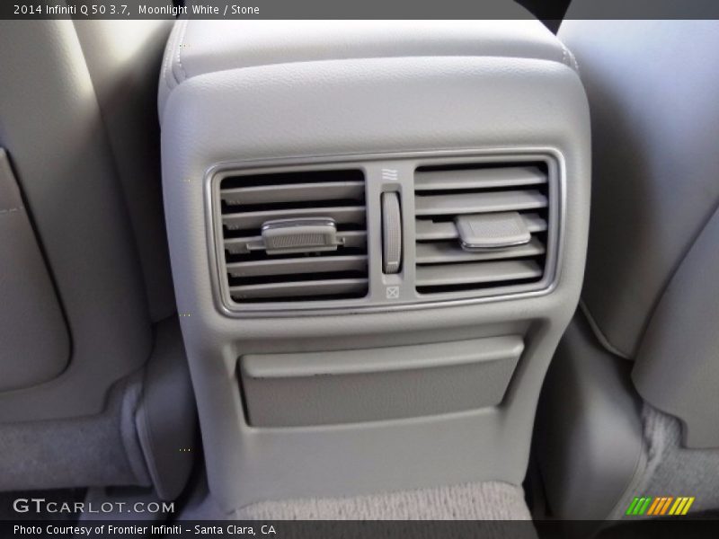 Moonlight White / Stone 2014 Infiniti Q 50 3.7