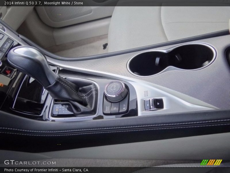 Moonlight White / Stone 2014 Infiniti Q 50 3.7