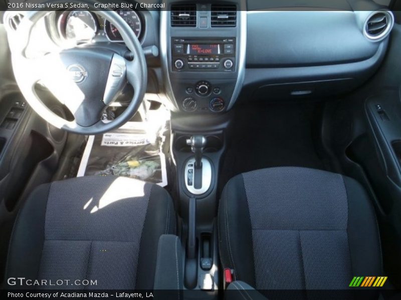 Graphite Blue / Charcoal 2016 Nissan Versa S Sedan