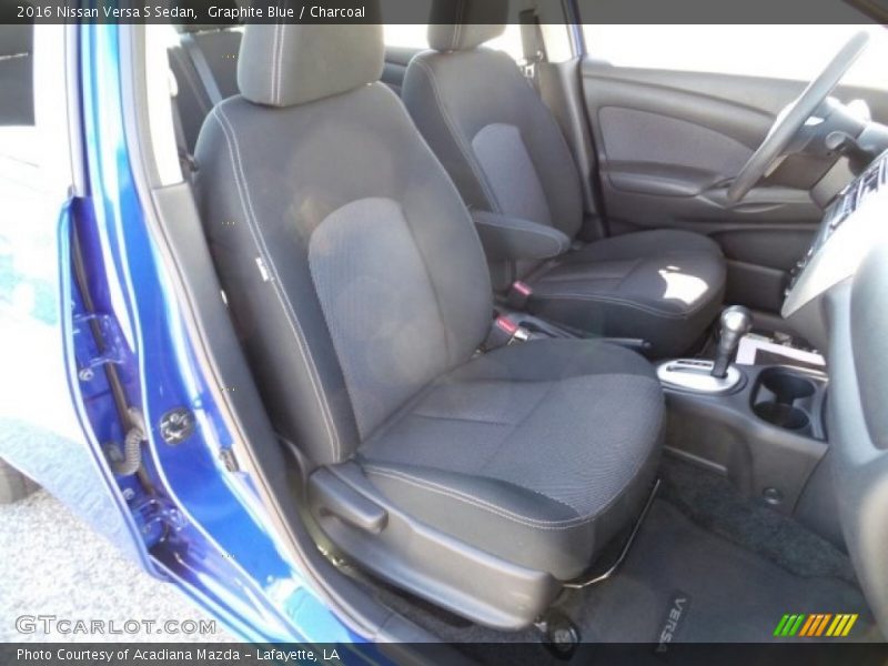 Graphite Blue / Charcoal 2016 Nissan Versa S Sedan