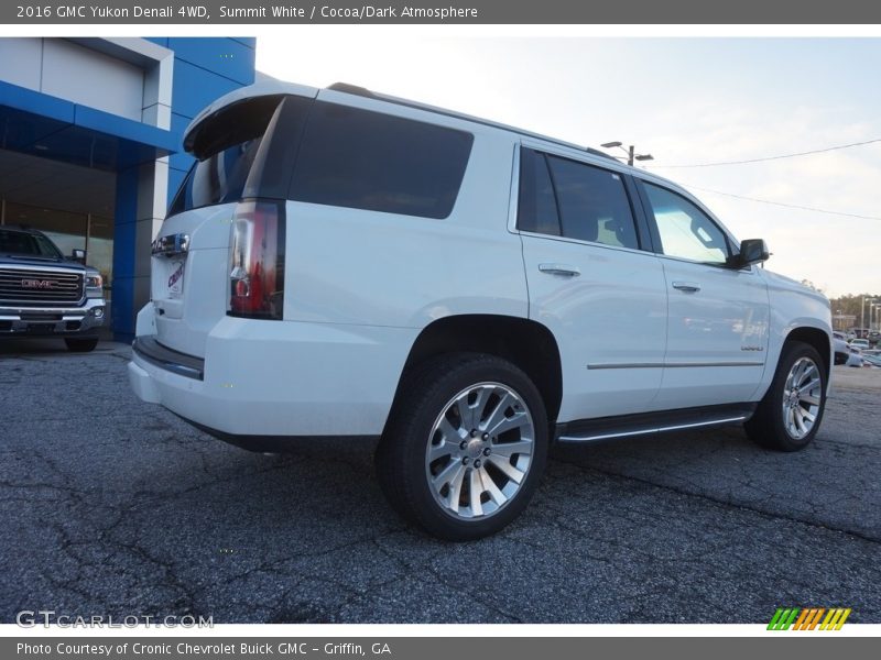 Summit White / Cocoa/Dark Atmosphere 2016 GMC Yukon Denali 4WD