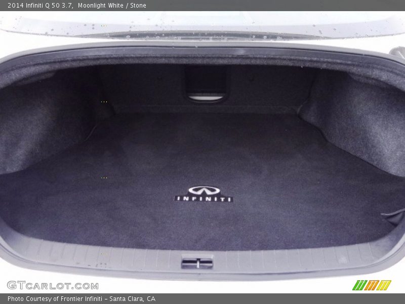 Moonlight White / Stone 2014 Infiniti Q 50 3.7