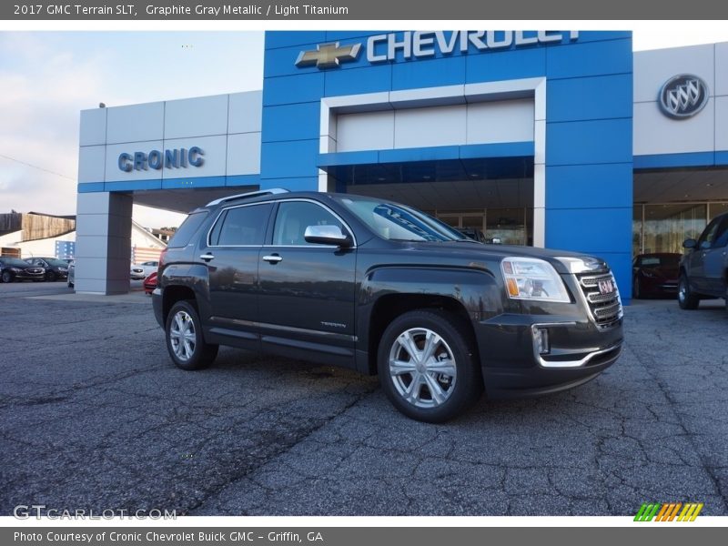 Graphite Gray Metallic / Light Titanium 2017 GMC Terrain SLT
