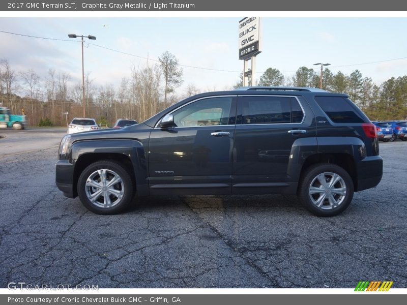 Graphite Gray Metallic / Light Titanium 2017 GMC Terrain SLT