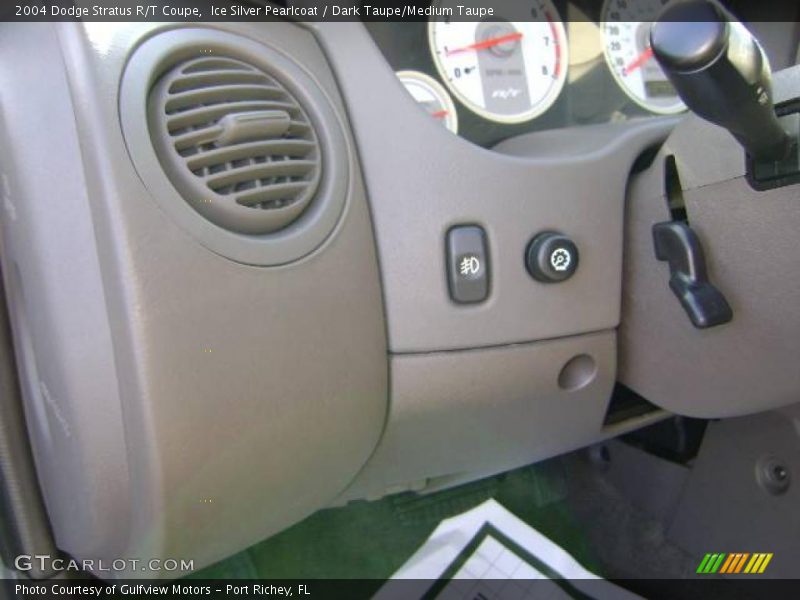 Ice Silver Pearlcoat / Dark Taupe/Medium Taupe 2004 Dodge Stratus R/T Coupe
