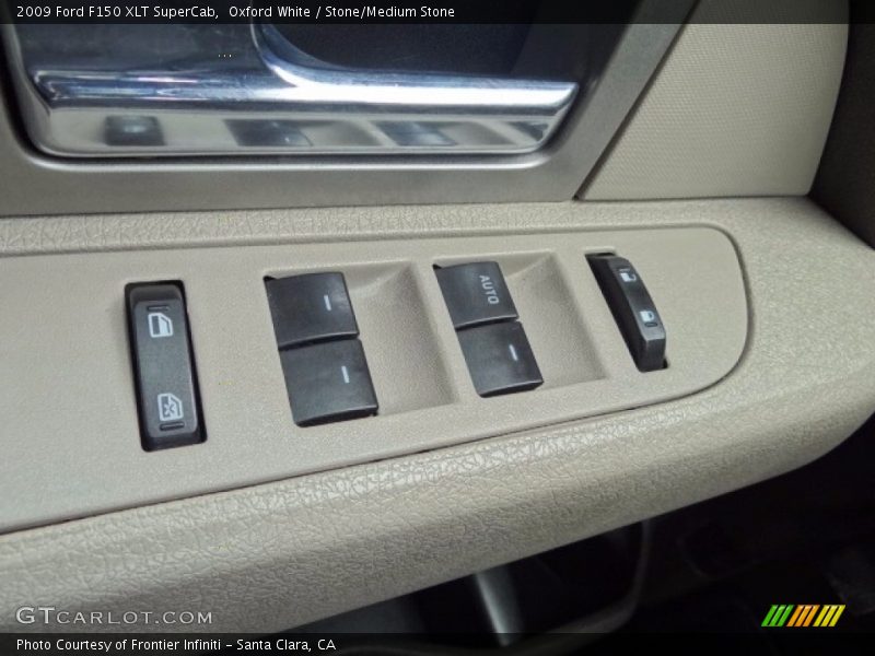 Oxford White / Stone/Medium Stone 2009 Ford F150 XLT SuperCab