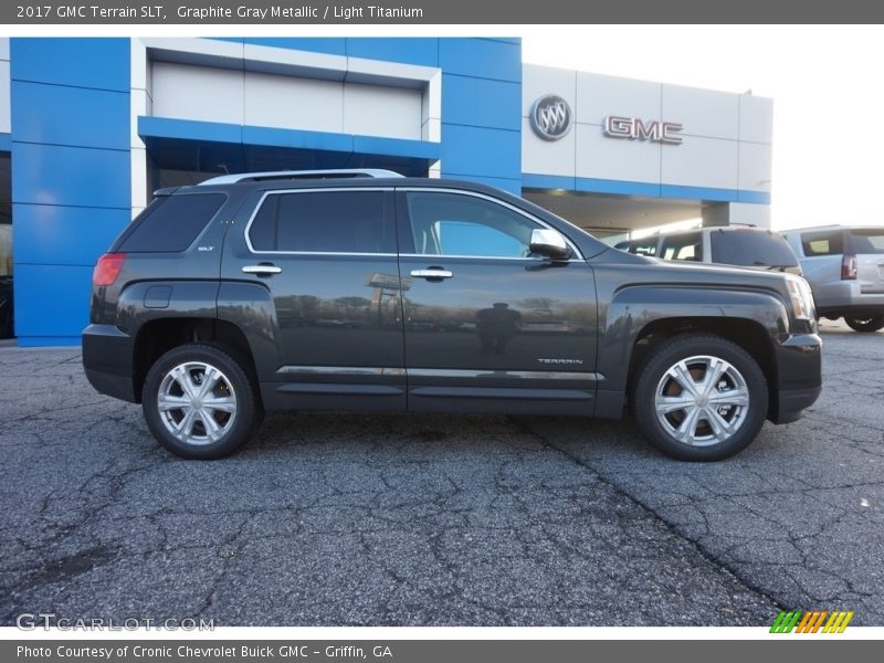 Graphite Gray Metallic / Light Titanium 2017 GMC Terrain SLT