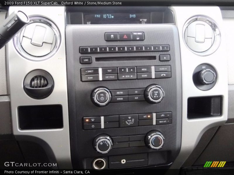 Oxford White / Stone/Medium Stone 2009 Ford F150 XLT SuperCab