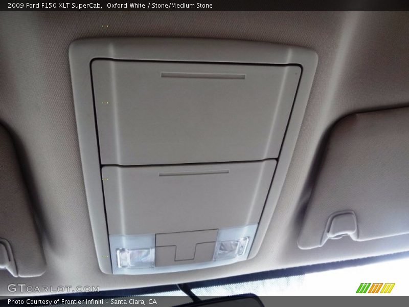 Oxford White / Stone/Medium Stone 2009 Ford F150 XLT SuperCab