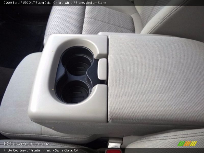Oxford White / Stone/Medium Stone 2009 Ford F150 XLT SuperCab