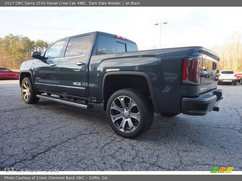 Dark Slate Metallic / Jet Black 2017 GMC Sierra 1500 Denali Crew Cab 4WD