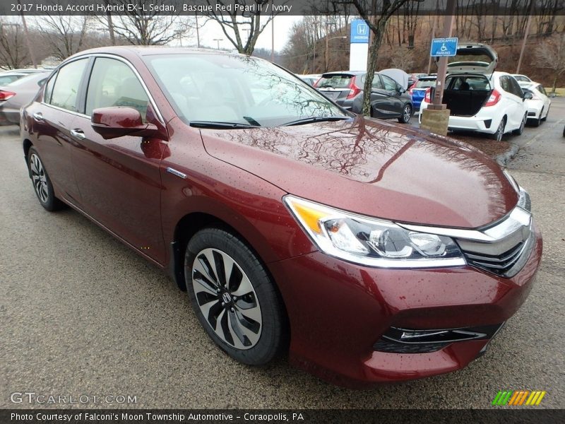 Basque Red Pearl II / Ivory 2017 Honda Accord Hybrid EX-L Sedan