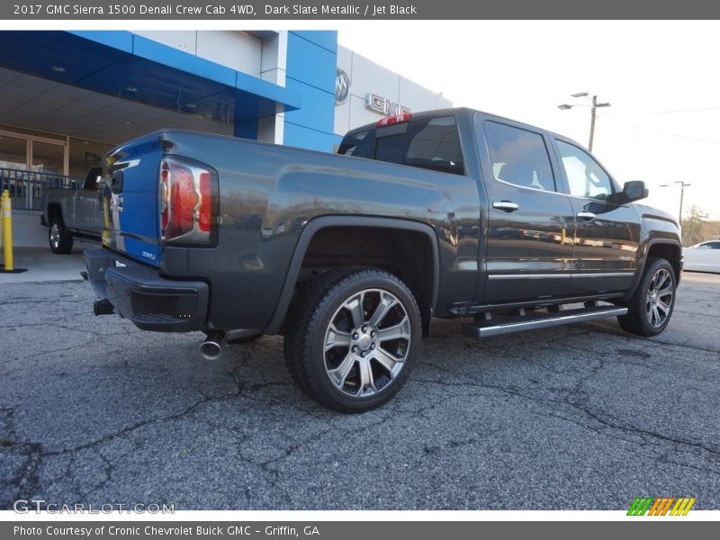Dark Slate Metallic / Jet Black 2017 GMC Sierra 1500 Denali Crew Cab 4WD
