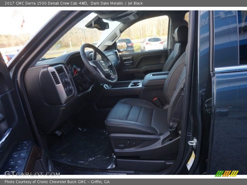 Dark Slate Metallic / Jet Black 2017 GMC Sierra 1500 Denali Crew Cab 4WD