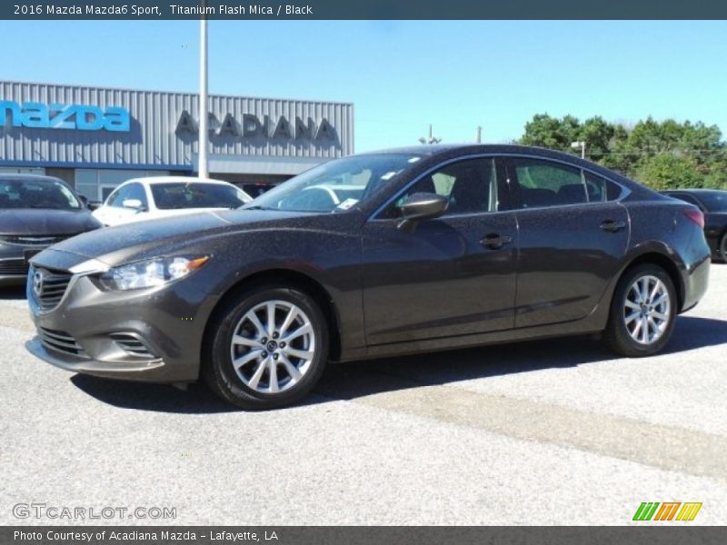 Titanium Flash Mica / Black 2016 Mazda Mazda6 Sport
