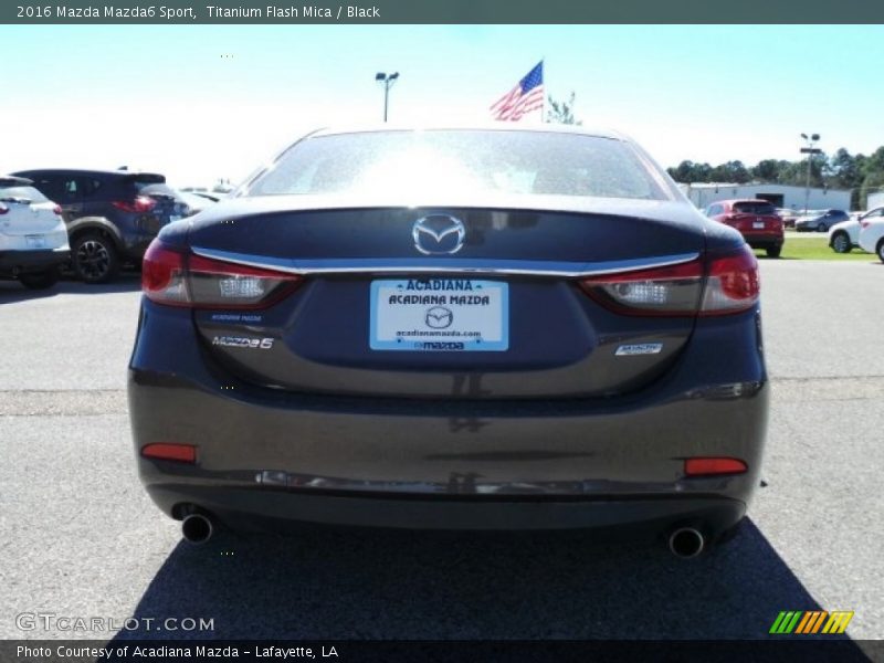 Titanium Flash Mica / Black 2016 Mazda Mazda6 Sport
