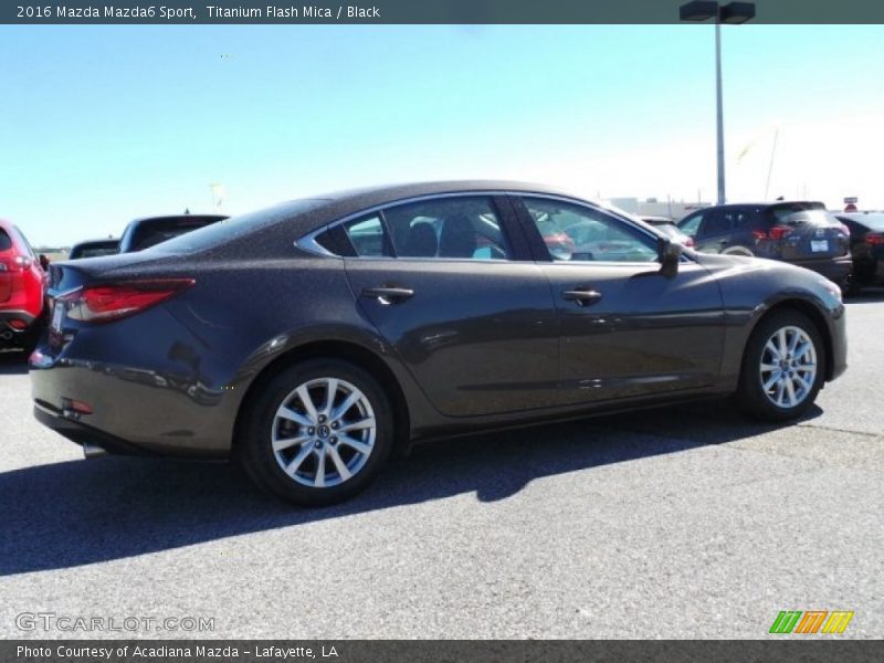 Titanium Flash Mica / Black 2016 Mazda Mazda6 Sport