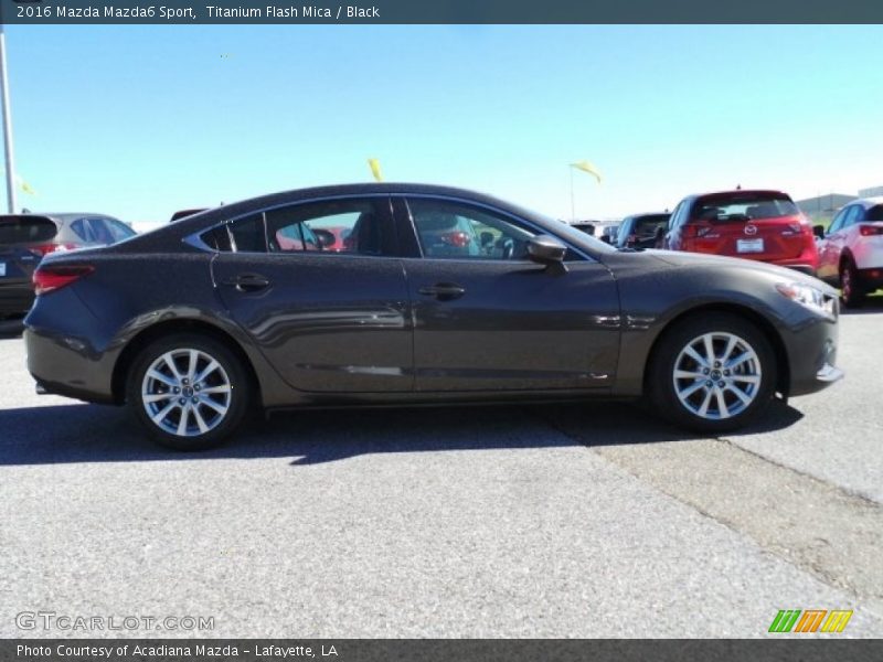 Titanium Flash Mica / Black 2016 Mazda Mazda6 Sport