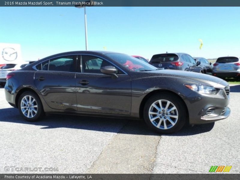 Titanium Flash Mica / Black 2016 Mazda Mazda6 Sport