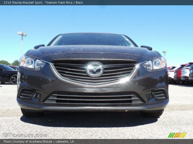 Titanium Flash Mica / Black 2016 Mazda Mazda6 Sport