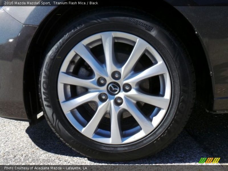 Titanium Flash Mica / Black 2016 Mazda Mazda6 Sport