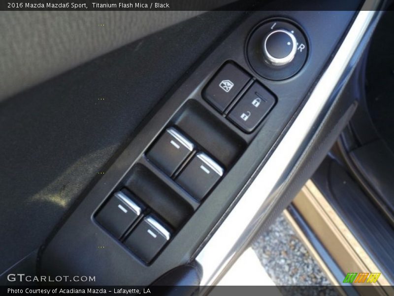Titanium Flash Mica / Black 2016 Mazda Mazda6 Sport