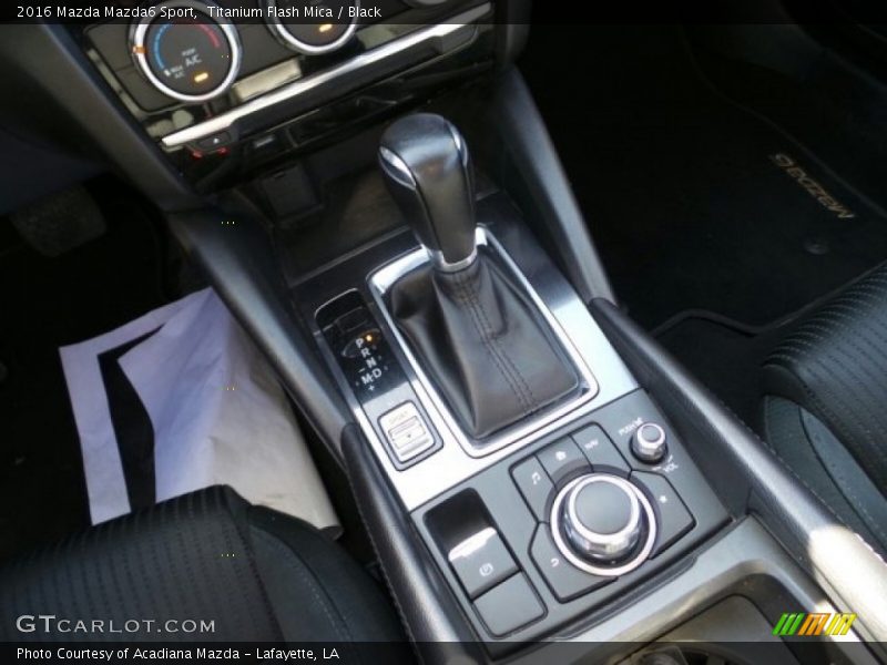 Titanium Flash Mica / Black 2016 Mazda Mazda6 Sport