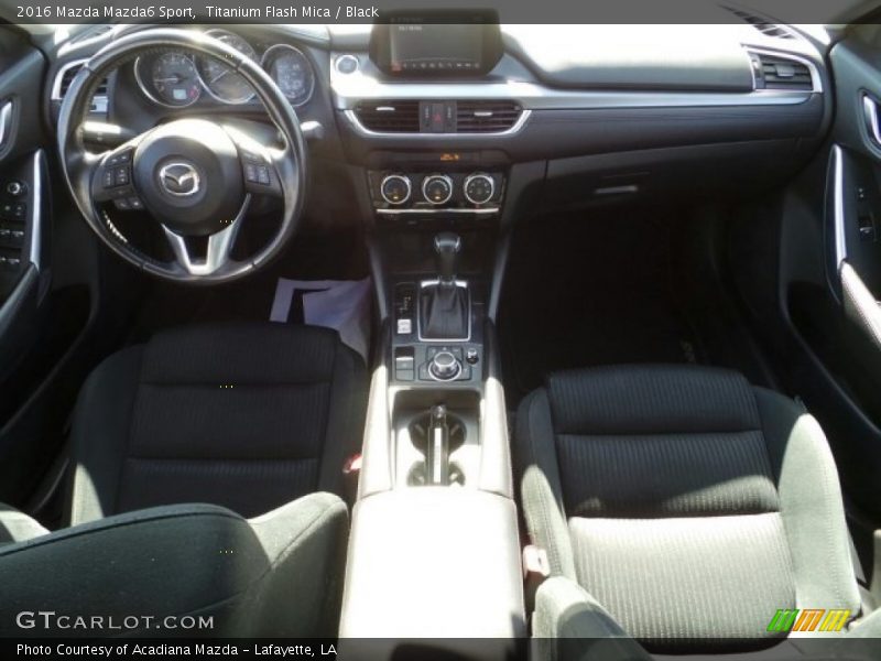Titanium Flash Mica / Black 2016 Mazda Mazda6 Sport