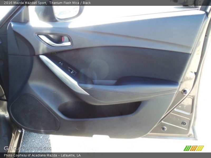Titanium Flash Mica / Black 2016 Mazda Mazda6 Sport