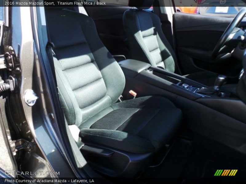 Titanium Flash Mica / Black 2016 Mazda Mazda6 Sport