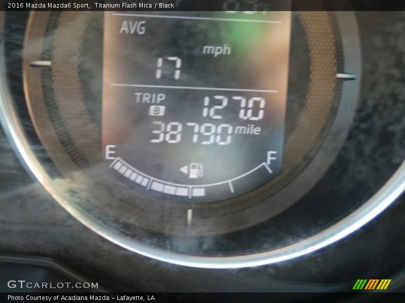 Titanium Flash Mica / Black 2016 Mazda Mazda6 Sport