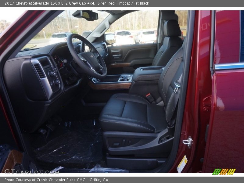 Siren Red Tintcoat / Jet Black 2017 Chevrolet Silverado 1500 LTZ Crew Cab 4x4