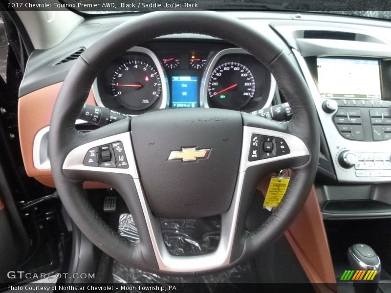 Black / Saddle Up/Jet Black 2017 Chevrolet Equinox Premier AWD
