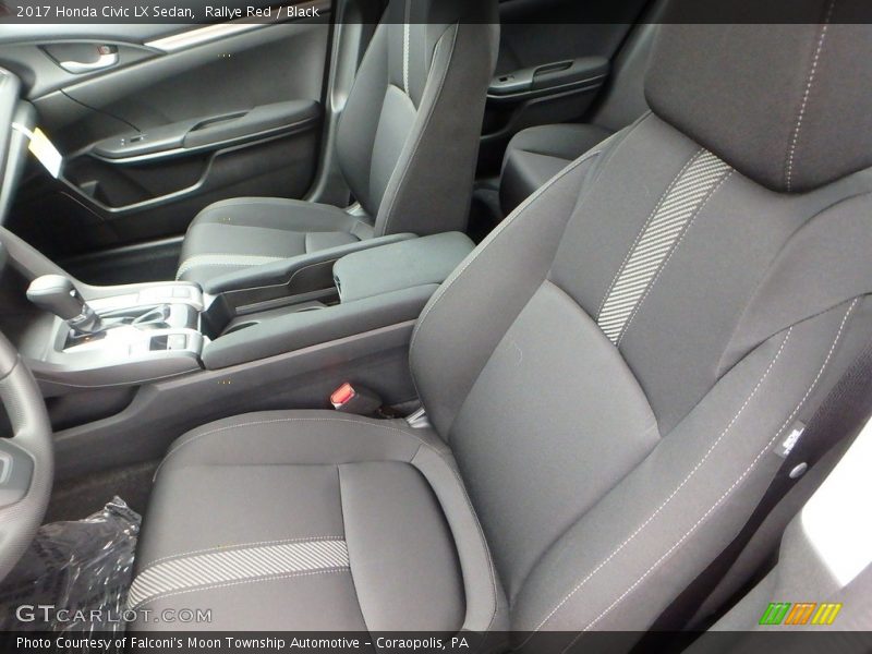Rallye Red / Black 2017 Honda Civic LX Sedan