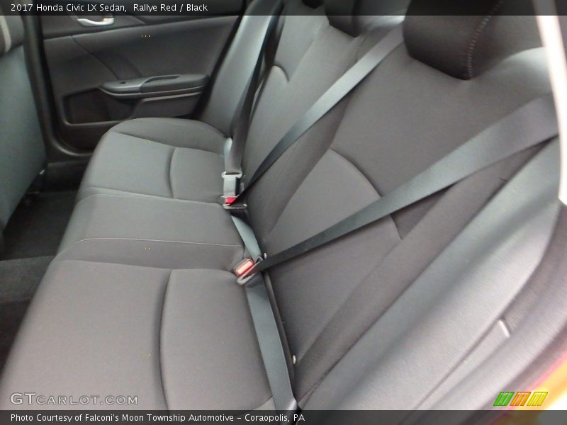 Rallye Red / Black 2017 Honda Civic LX Sedan