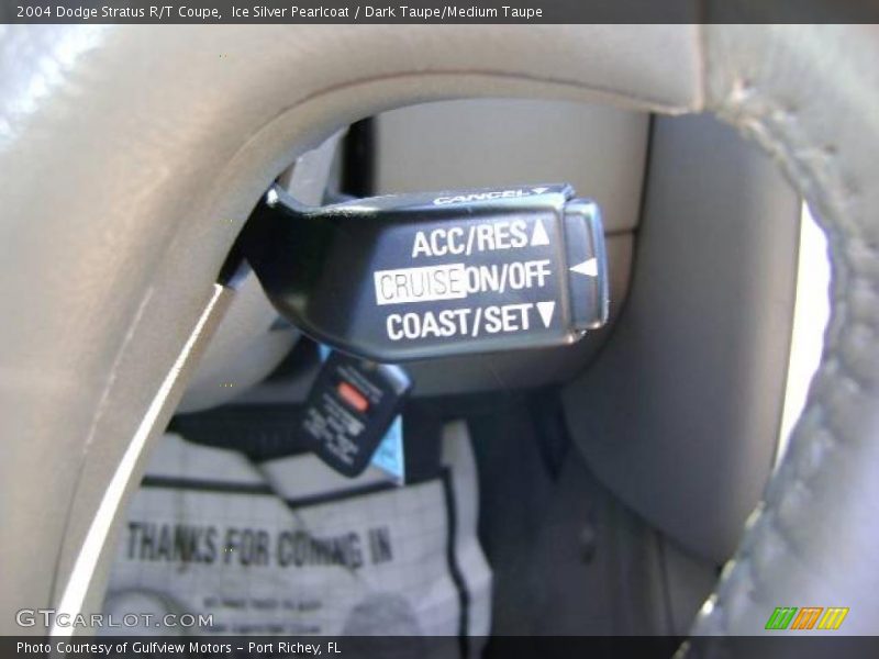 Ice Silver Pearlcoat / Dark Taupe/Medium Taupe 2004 Dodge Stratus R/T Coupe