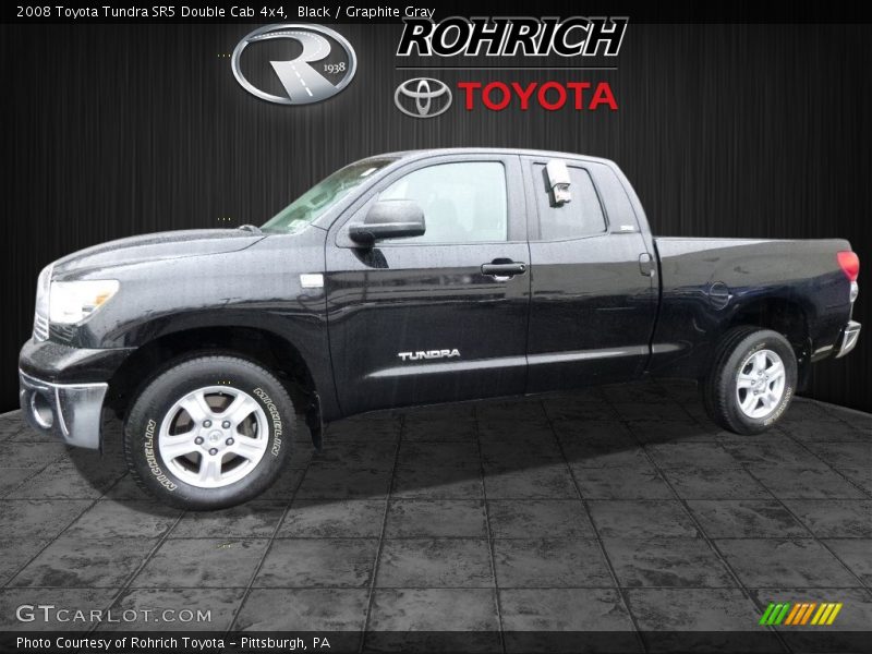 Black / Graphite Gray 2008 Toyota Tundra SR5 Double Cab 4x4