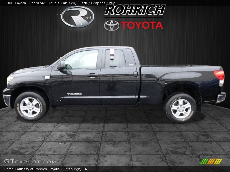 Black / Graphite Gray 2008 Toyota Tundra SR5 Double Cab 4x4