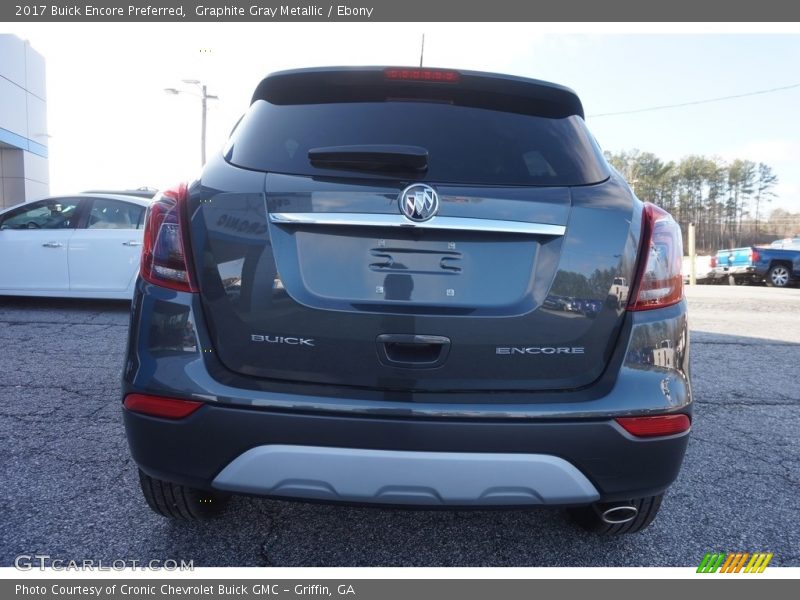 Graphite Gray Metallic / Ebony 2017 Buick Encore Preferred