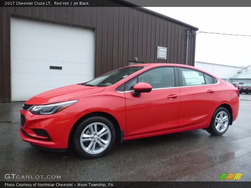 Red Hot / Jet Black 2017 Chevrolet Cruze LT