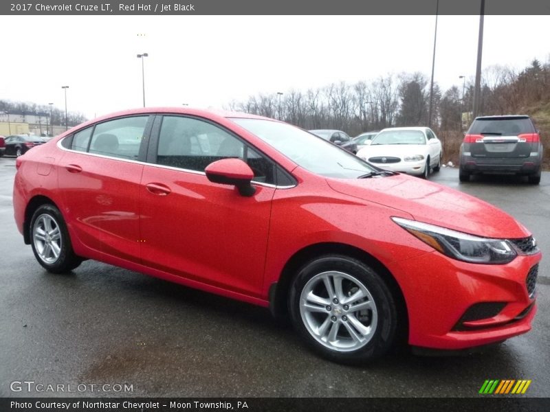 Red Hot / Jet Black 2017 Chevrolet Cruze LT