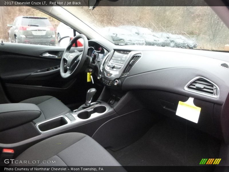 Red Hot / Jet Black 2017 Chevrolet Cruze LT