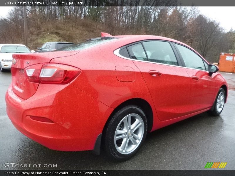 Red Hot / Jet Black 2017 Chevrolet Cruze LT