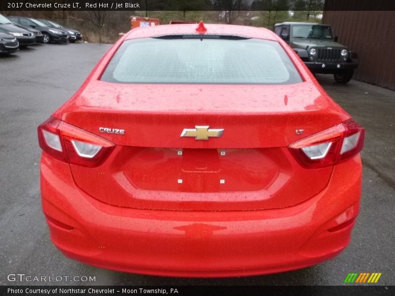 Red Hot / Jet Black 2017 Chevrolet Cruze LT