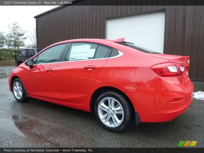 Red Hot / Jet Black 2017 Chevrolet Cruze LT