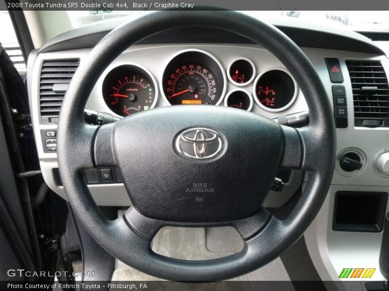 Black / Graphite Gray 2008 Toyota Tundra SR5 Double Cab 4x4