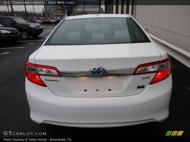Super White / Ivory 2012 Toyota Camry Hybrid LE