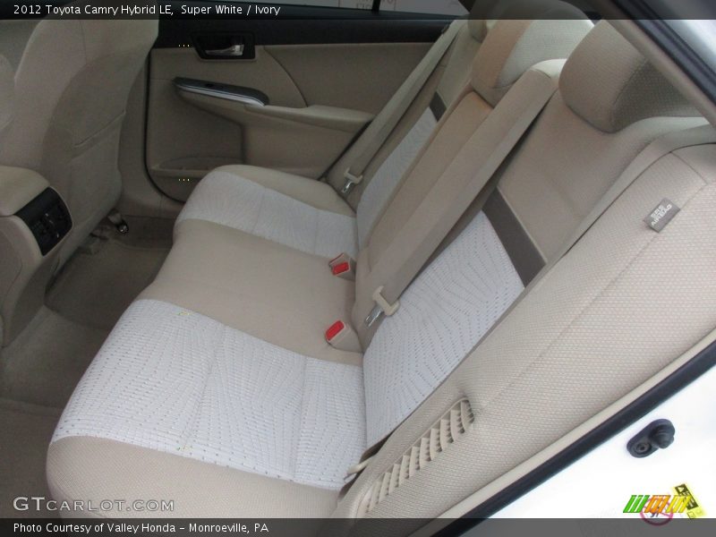 Super White / Ivory 2012 Toyota Camry Hybrid LE