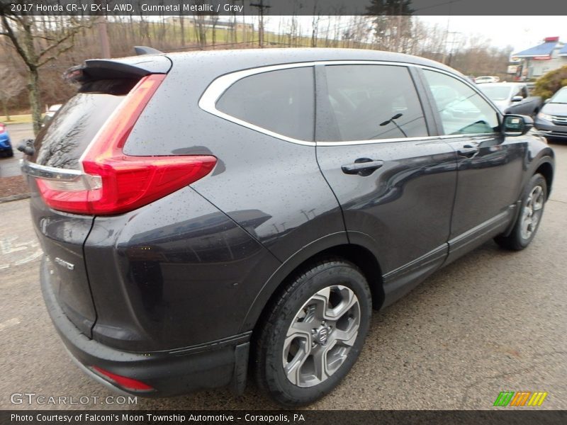 Gunmetal Metallic / Gray 2017 Honda CR-V EX-L AWD