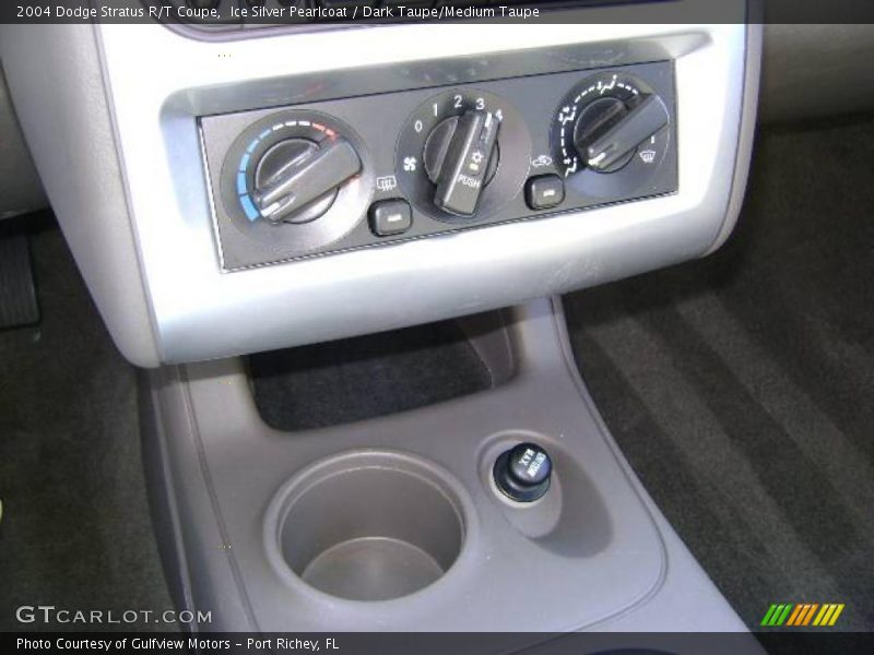 Ice Silver Pearlcoat / Dark Taupe/Medium Taupe 2004 Dodge Stratus R/T Coupe